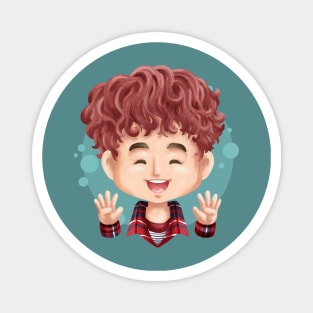 Jhope Retro Look RUN episode 30 Magnet